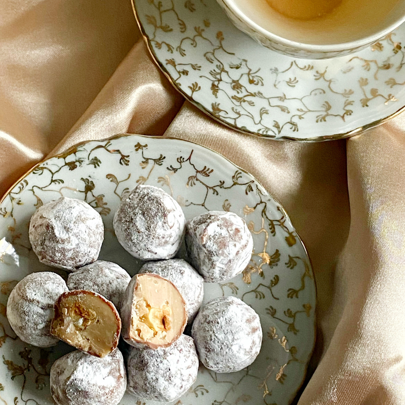 Cône boules de noisette praliné et Chocolat Lait