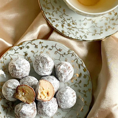 Cône boules de noisette praliné et Chocolat Lait