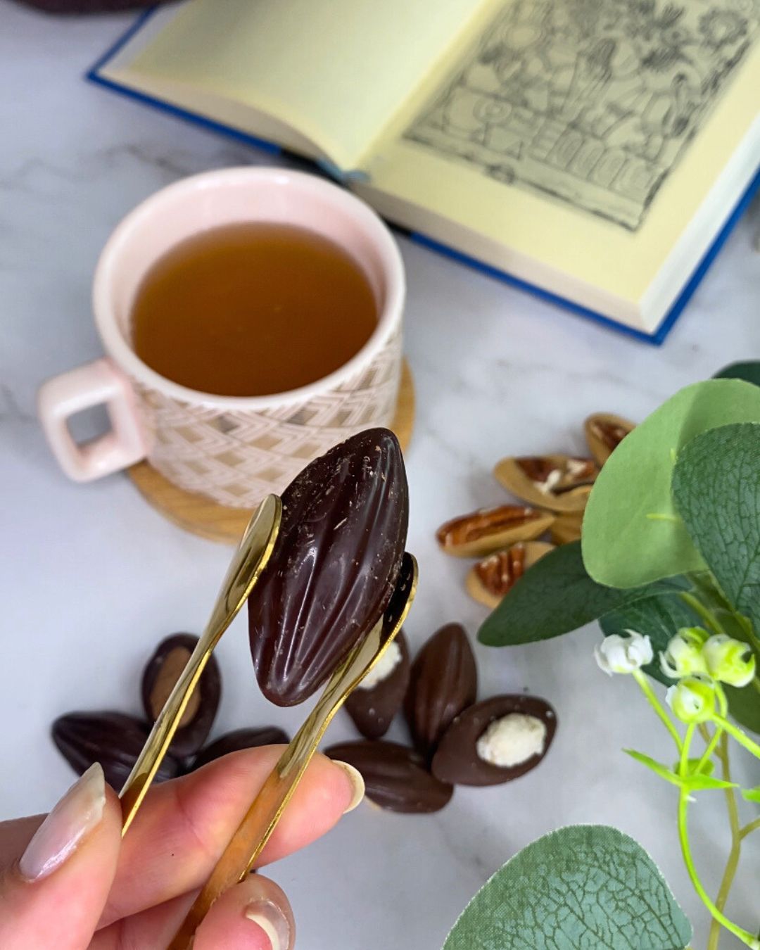 Bonbon Chocolat Noir Amande