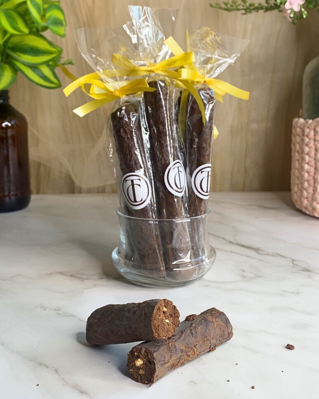 Cigare Chocolat Noir Praliné et Pralin