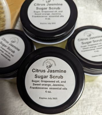 Sugar Scrub:  Citrus Jasmine