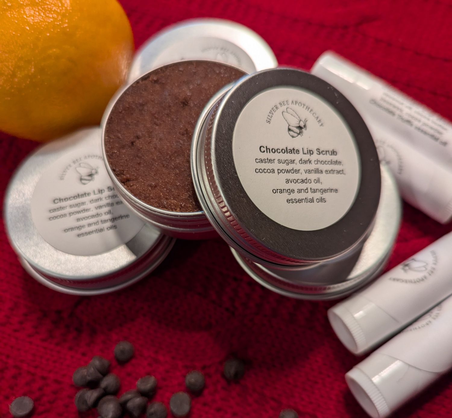 Lip Scrub : Chocolate Tangerine Sugar Scrub