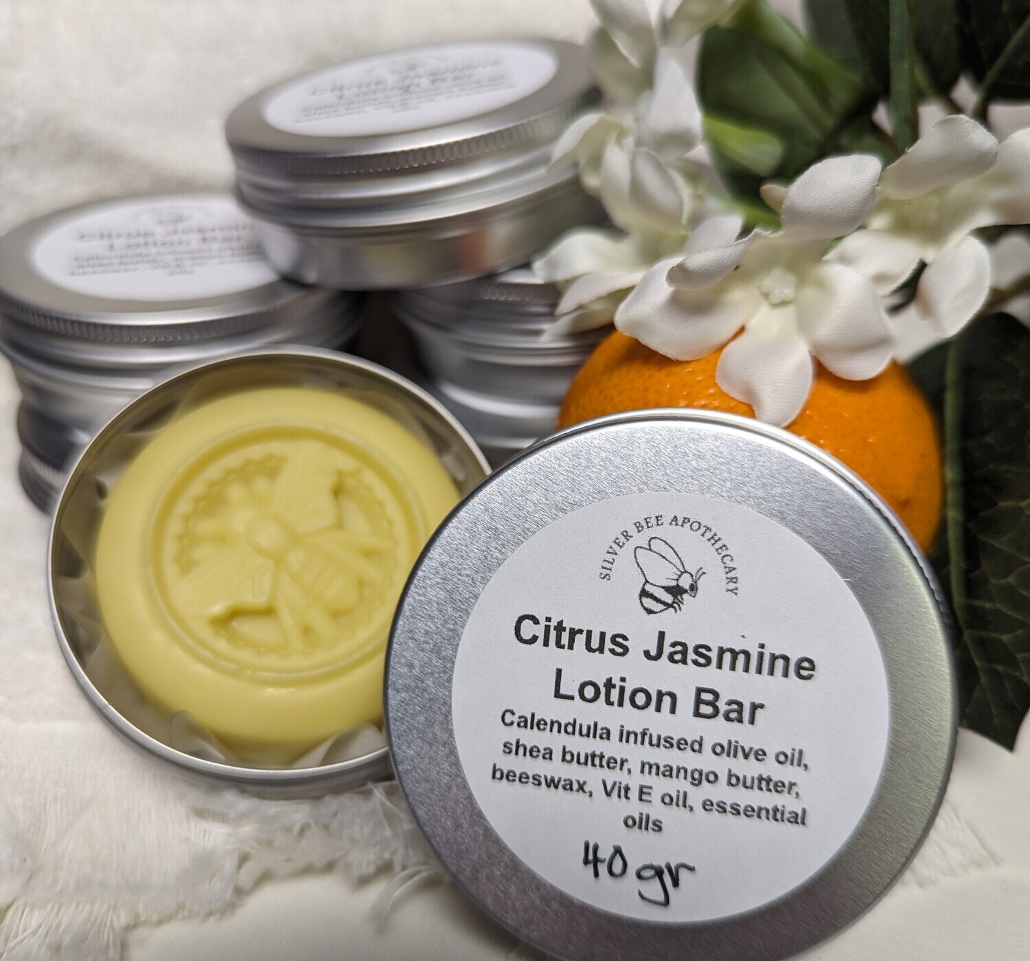 Lotion in a Bar:  Citrus Jasmine