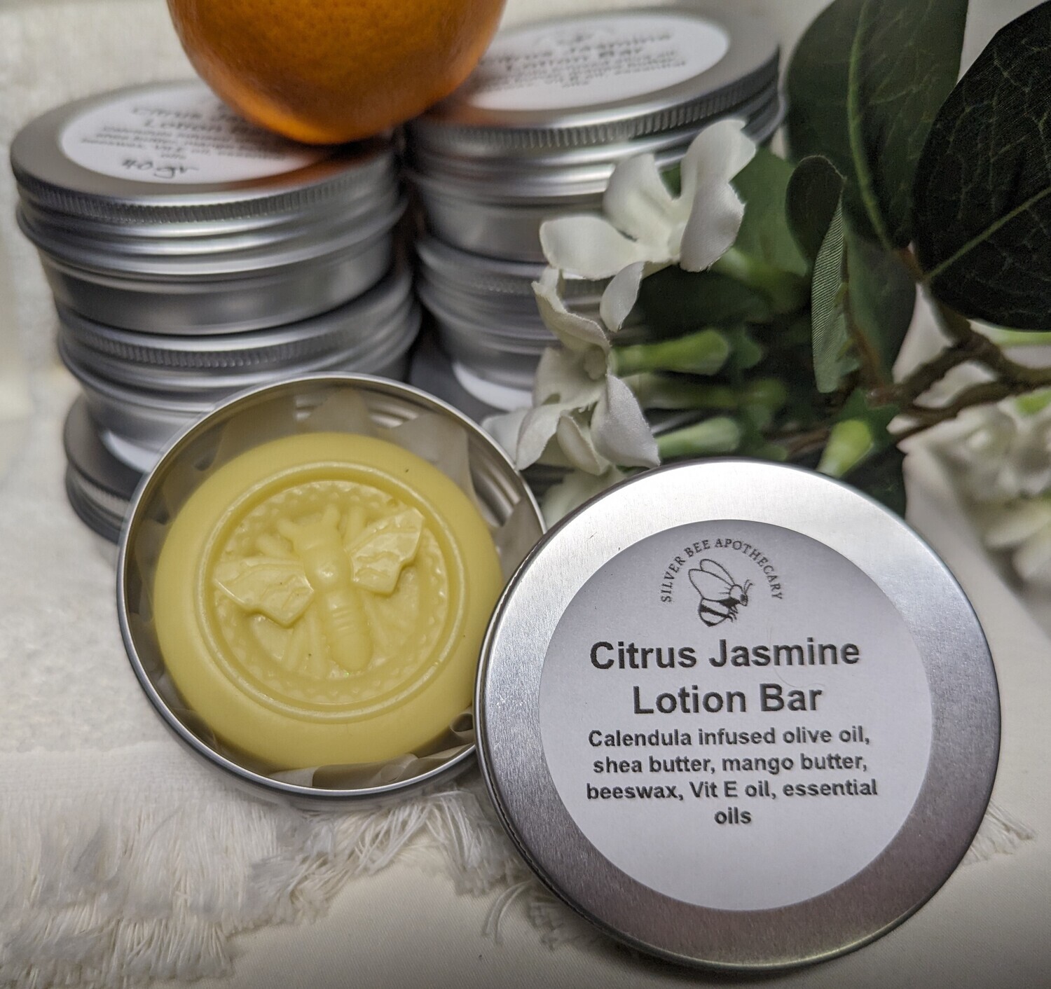 Lotion in a Bar:  Citrus Jasmine
