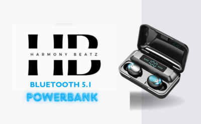 HarmonyBeatz Bluetooth Wireless Earbuds