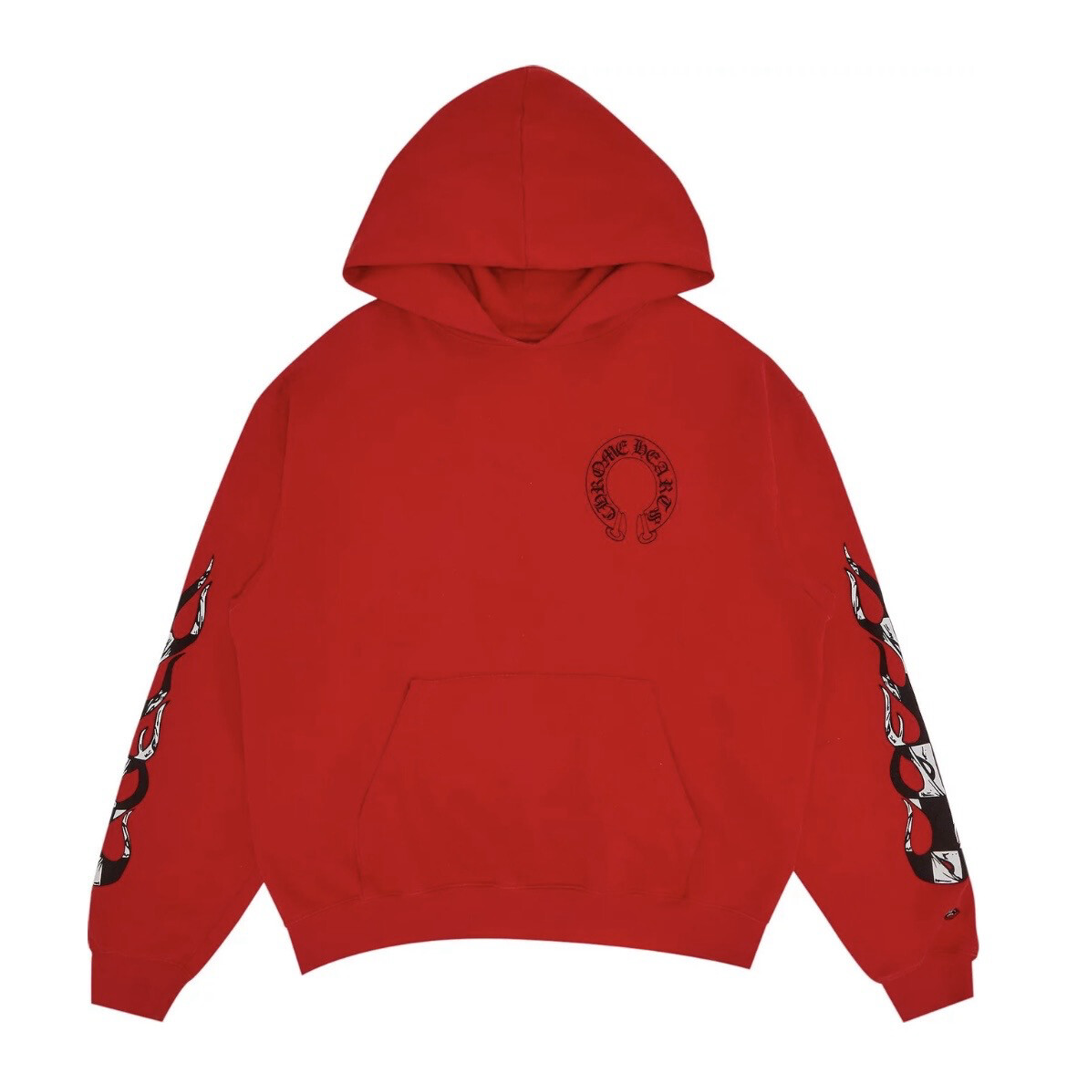 Red Chrome Hoodie