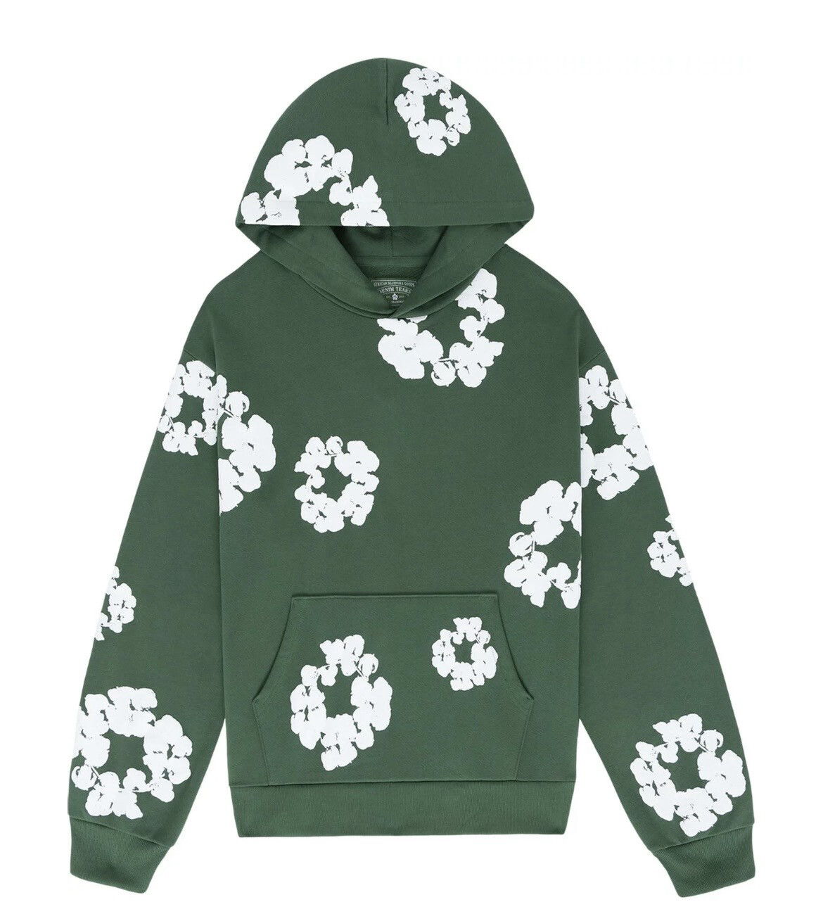 Olive Denim Hoodie