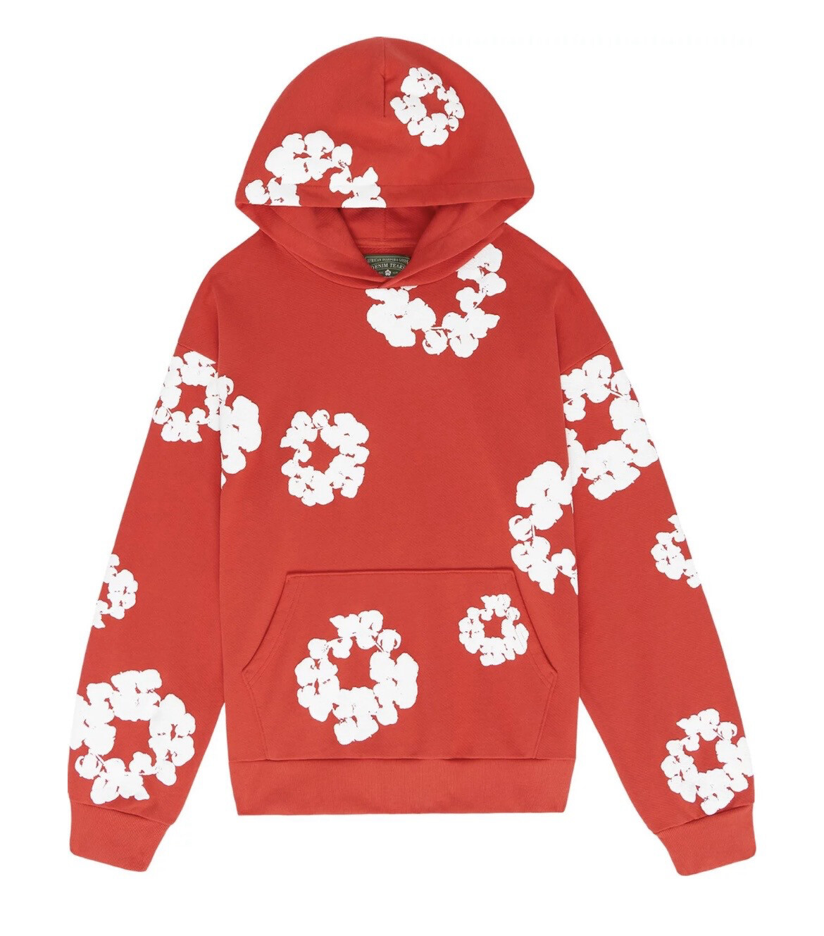 Red Denim Hoodie