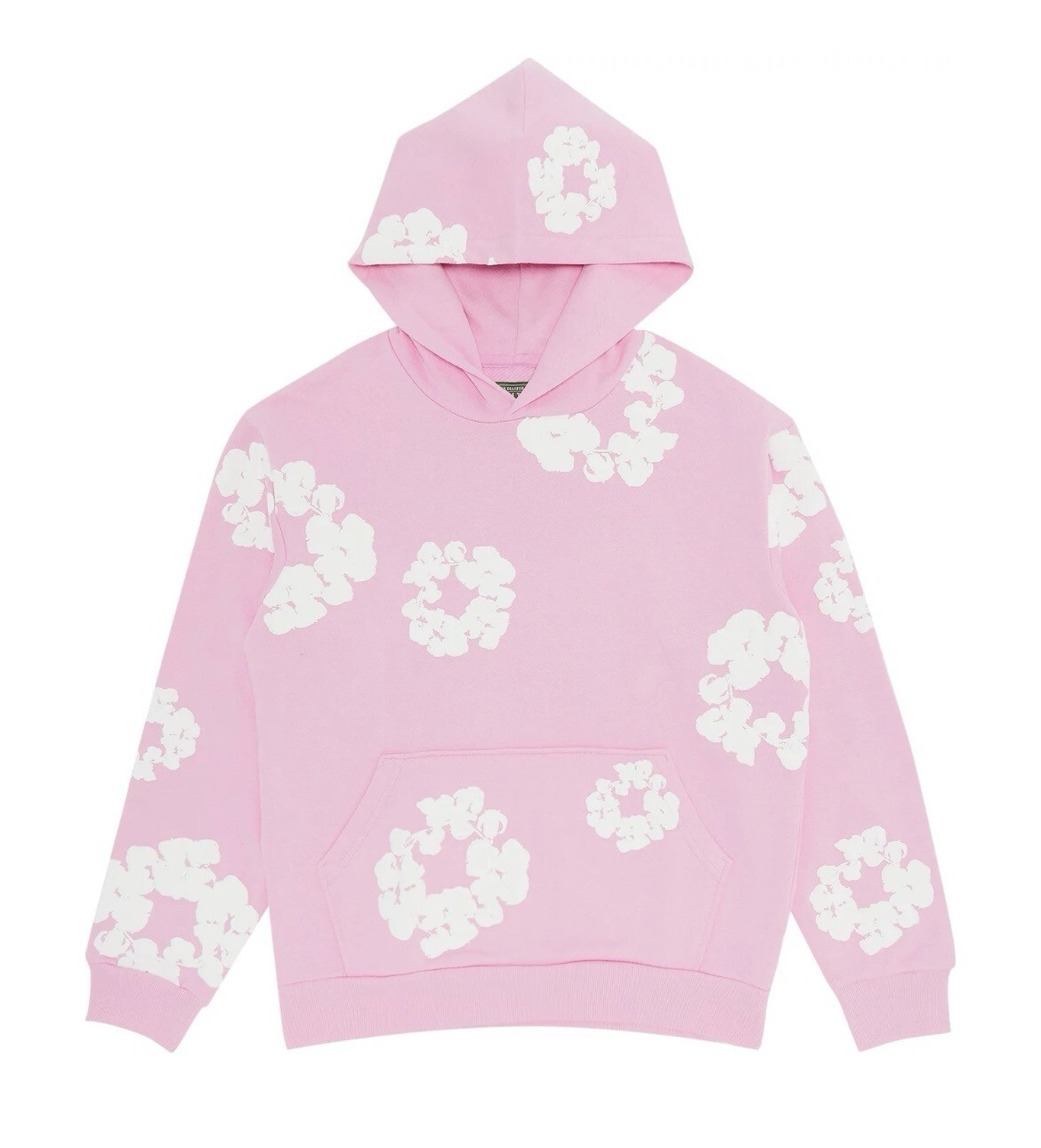 Pink Denim Hoodie
