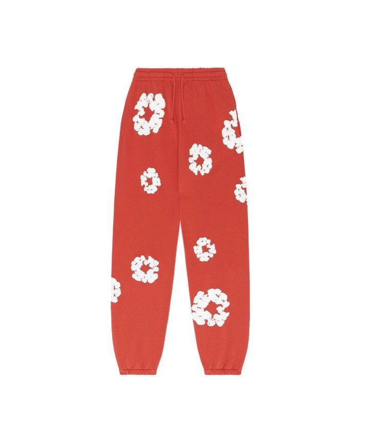 Red Denim Sweats