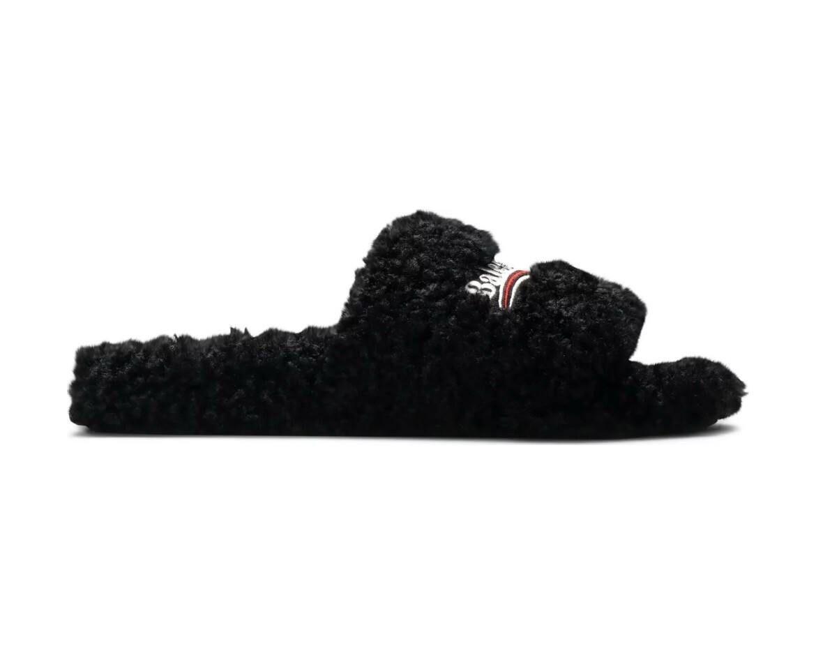 Black Balencie Slide