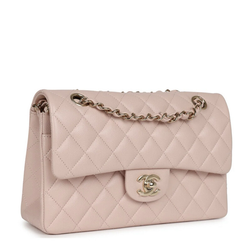 CC Light Pink Caviar Bag