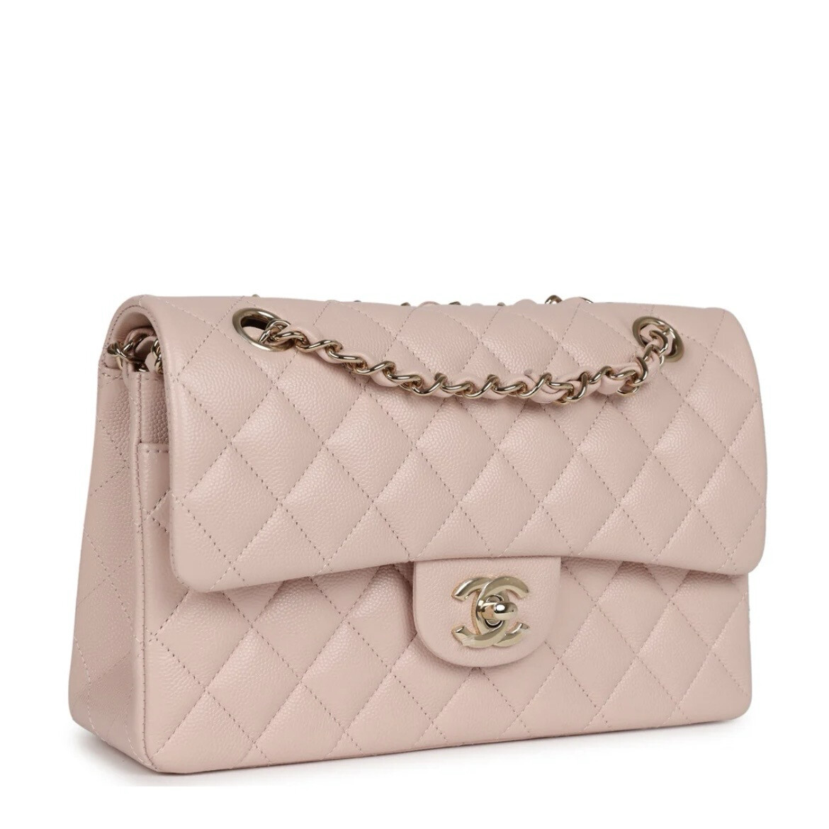 CC Light Pink Caviar Bag
