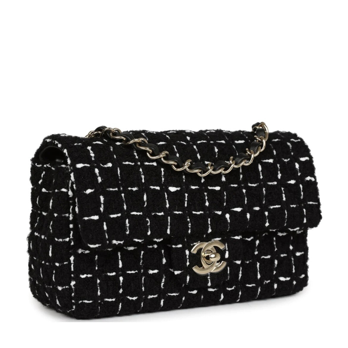CC Black Tweed Bag