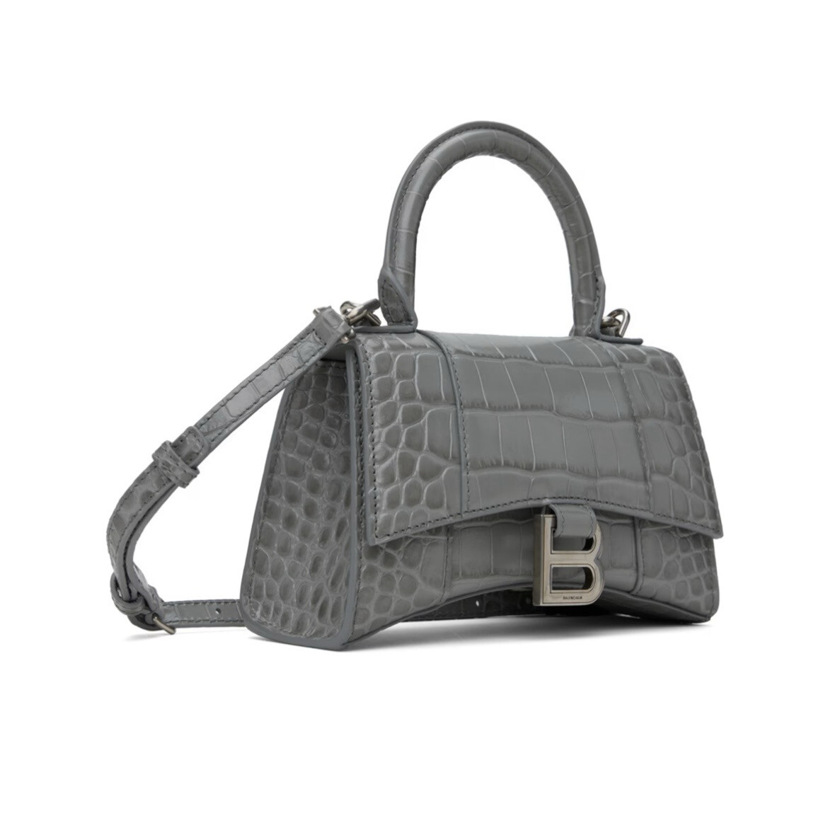 Grey Hourglass Bag