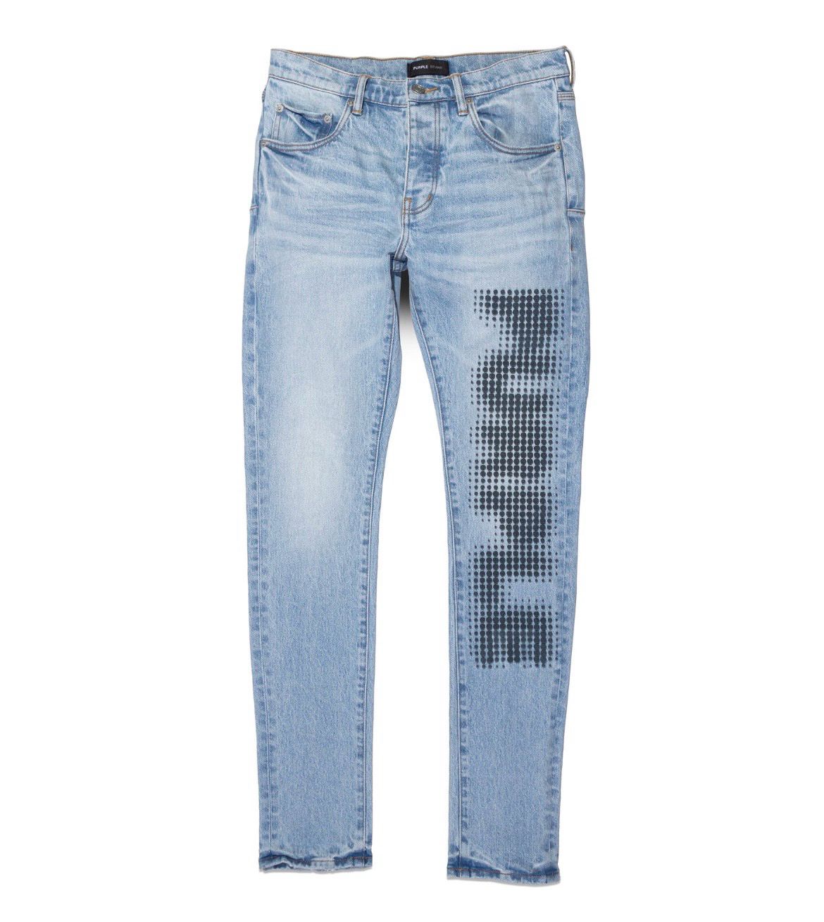 Halftone Purple Jeans