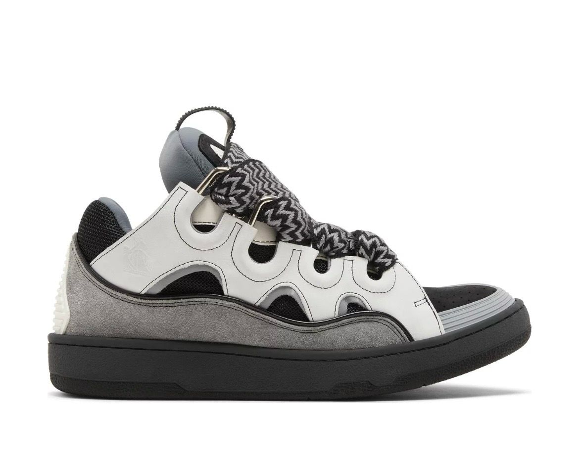 Grey/White Curb Sneakers