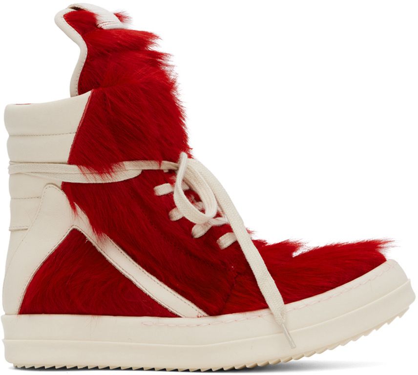 Red Geo Fur Ricks