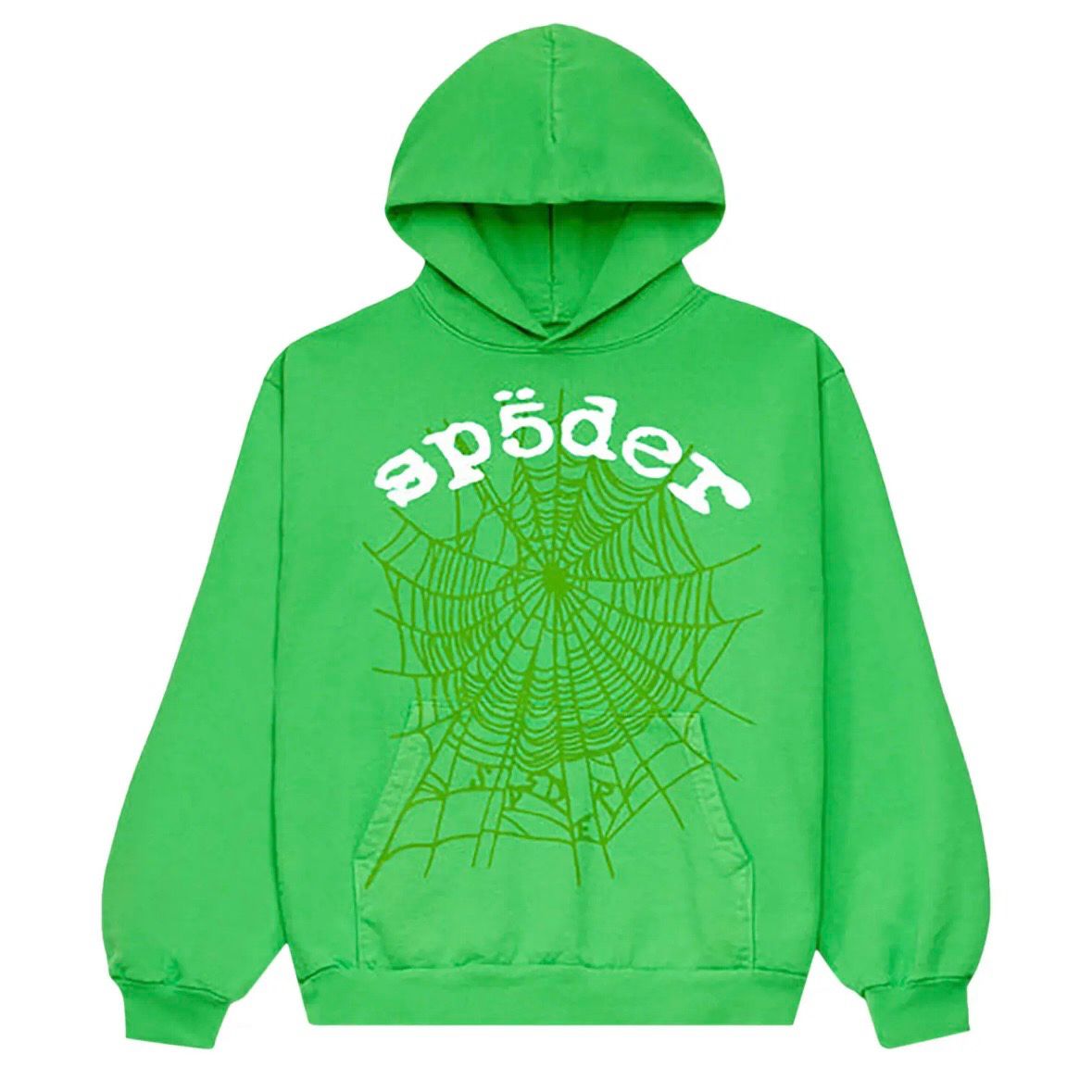 Green Sp5der Hoodie