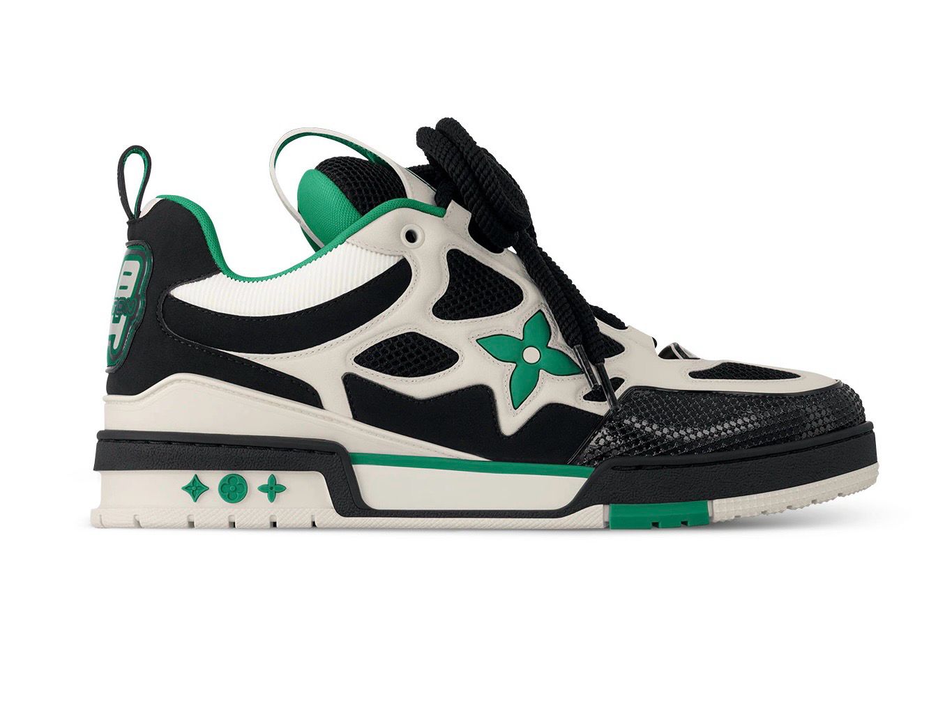 Black/Green L.V Skate