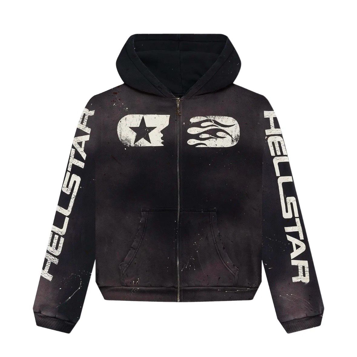 Black Hellstar Zip-up