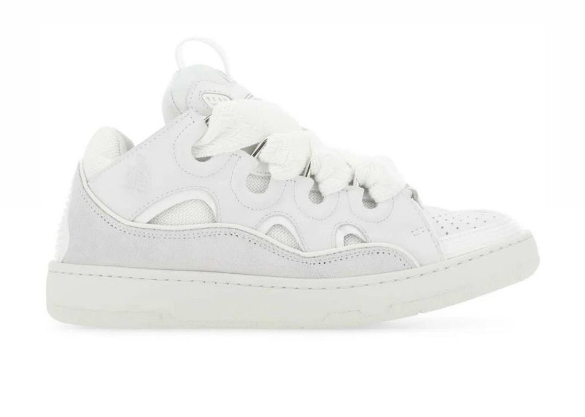 White Curb Sneakers