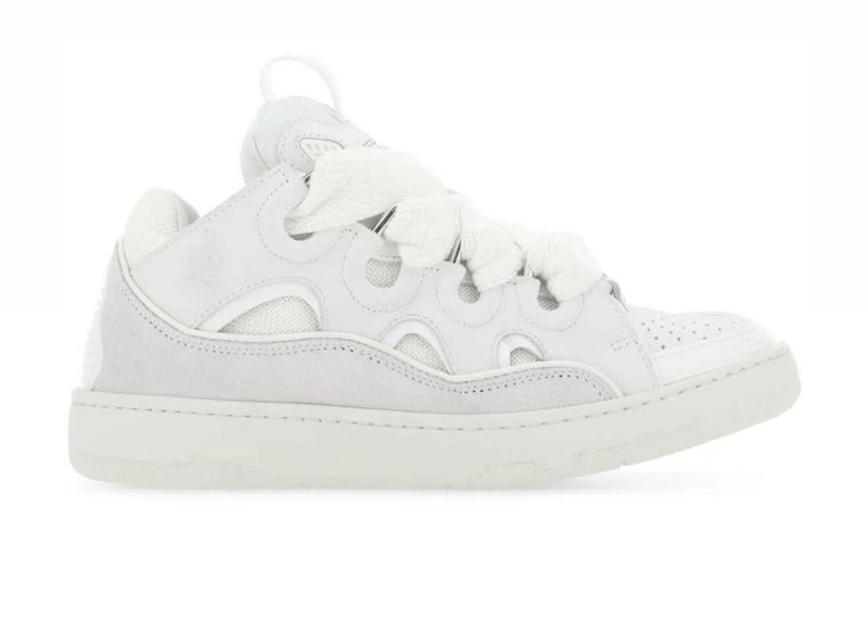 White Curb Sneakers