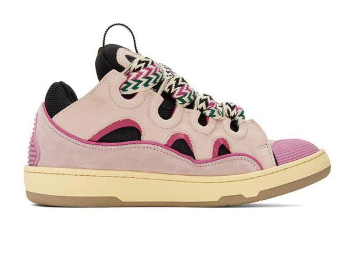 Fuchsia Curb Sneakers