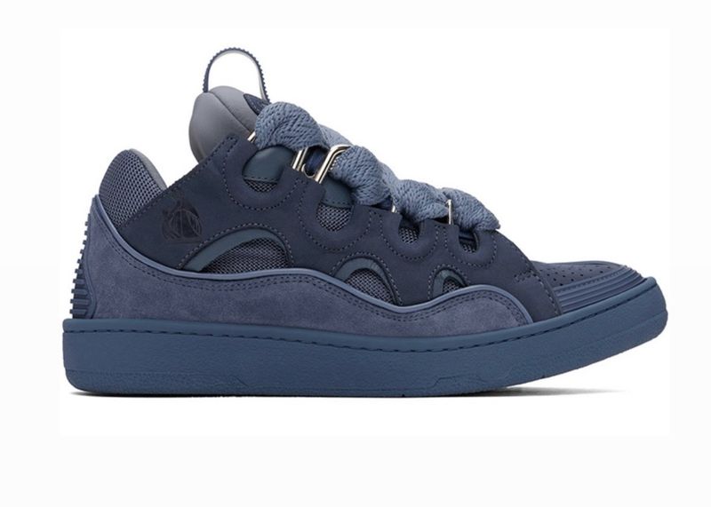 Navy Curb Sneakers