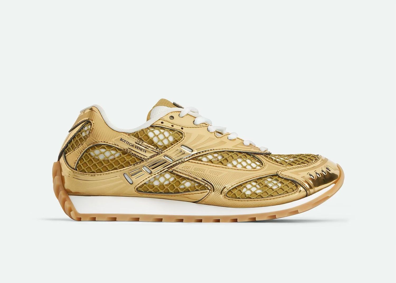 Gold Bottega Sneaker