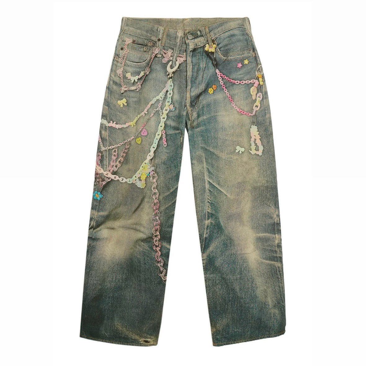 Printed Acne Jeans