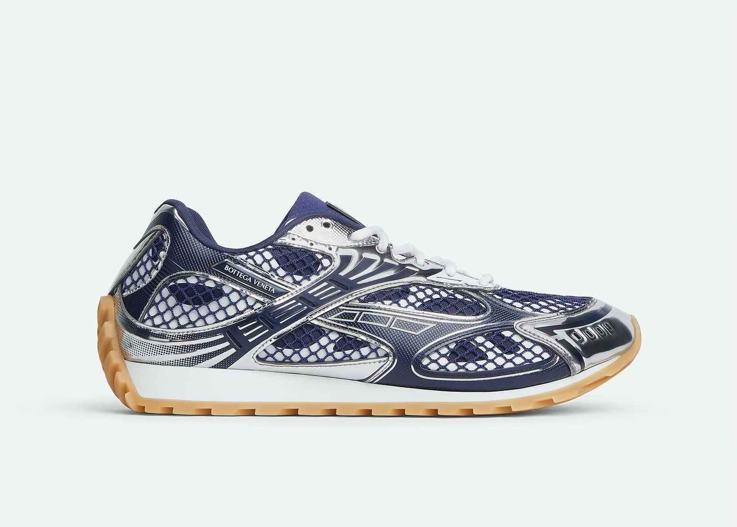Navy Bottega Sneaker