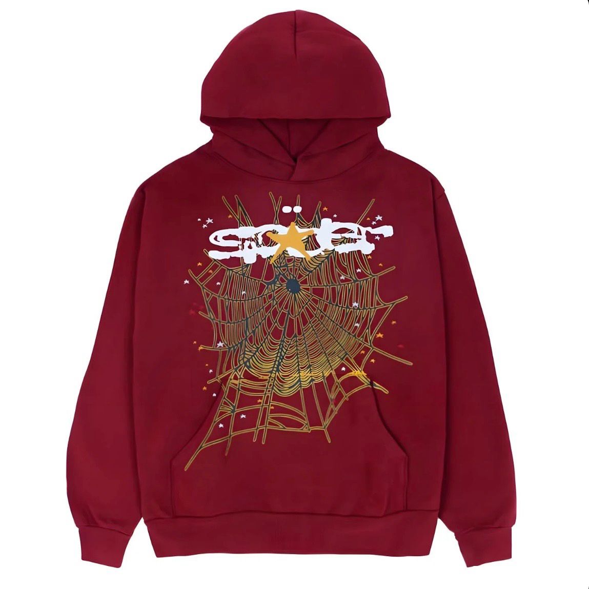 Maroon Spider Hoodie