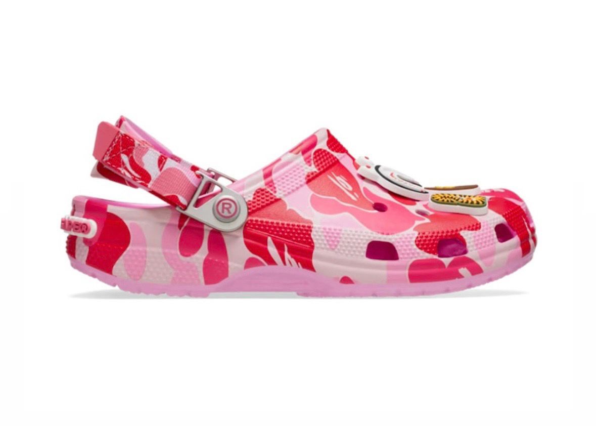 Pink Croc x Bape