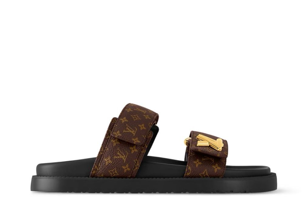 L.V Logo Sandal