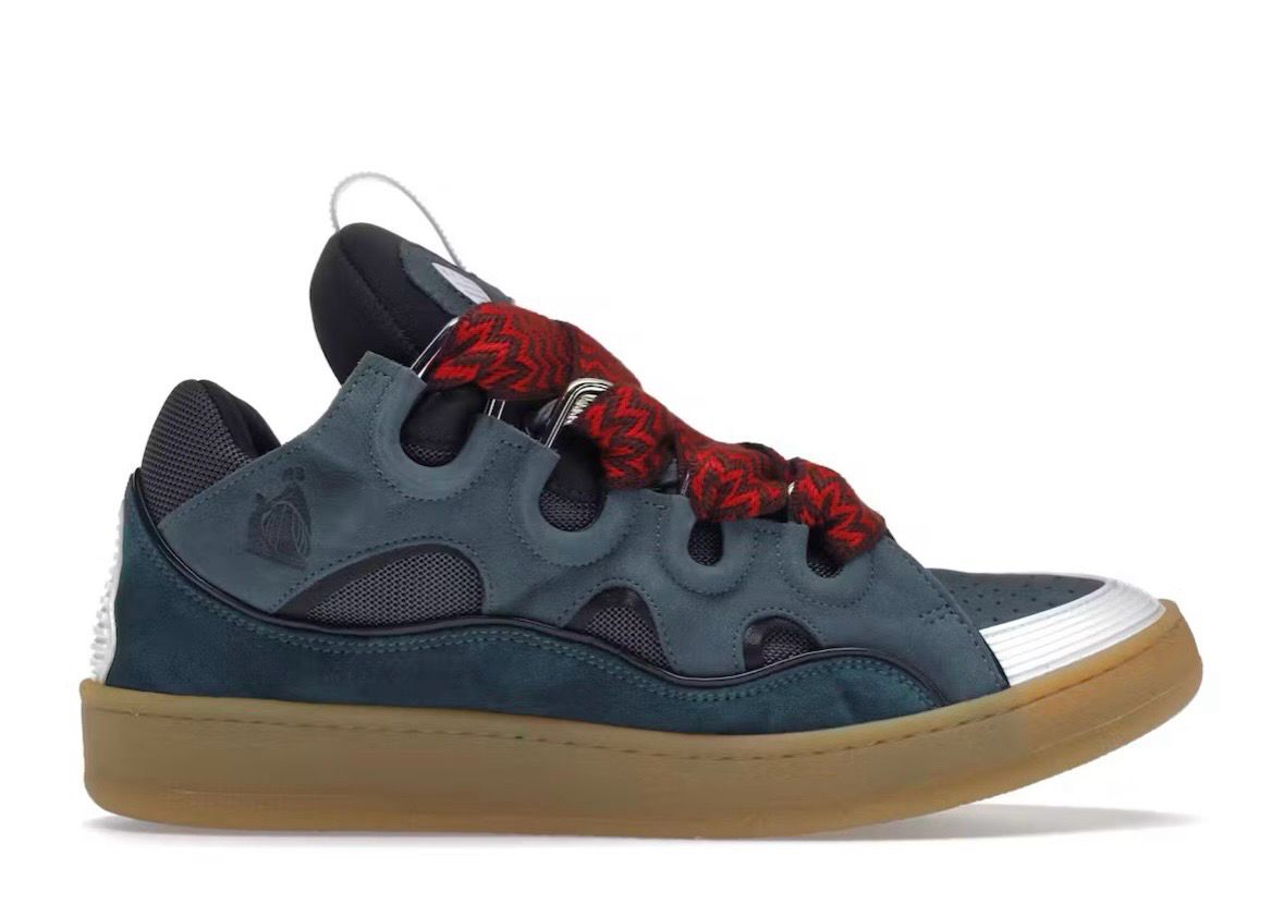 Navy/Red Curb Sneakers