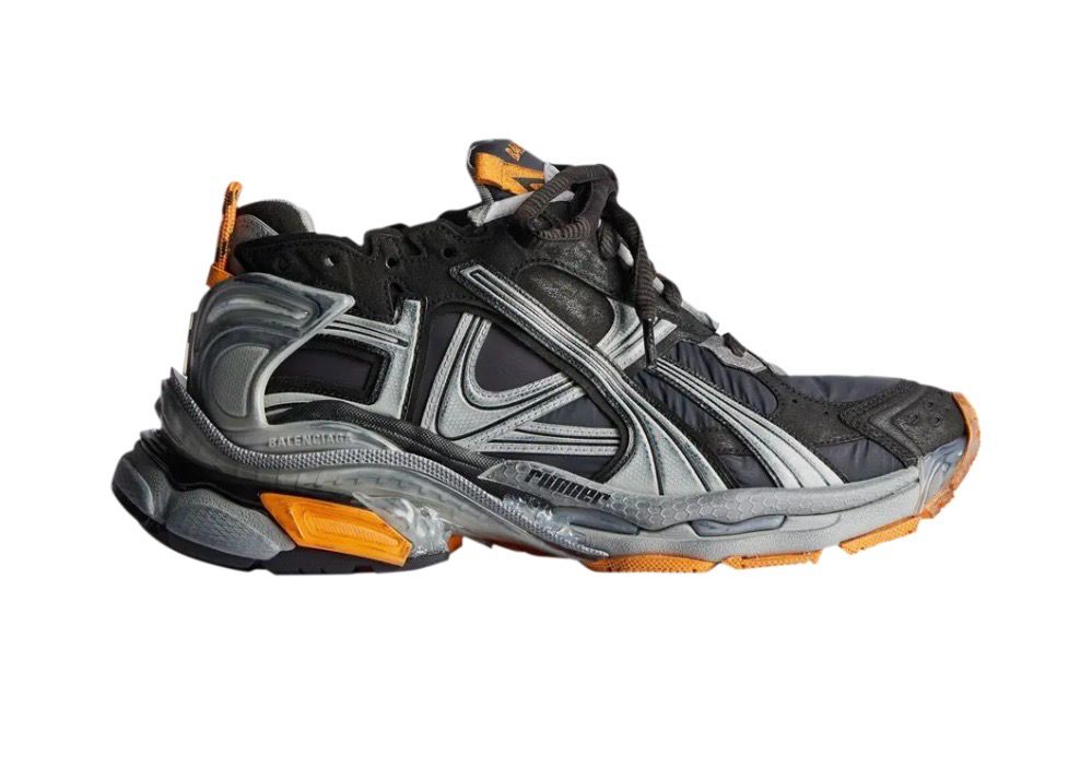 Grey/Orange Runners