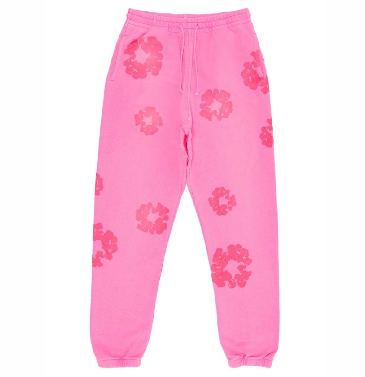 Hot Pink Denim Sweats
