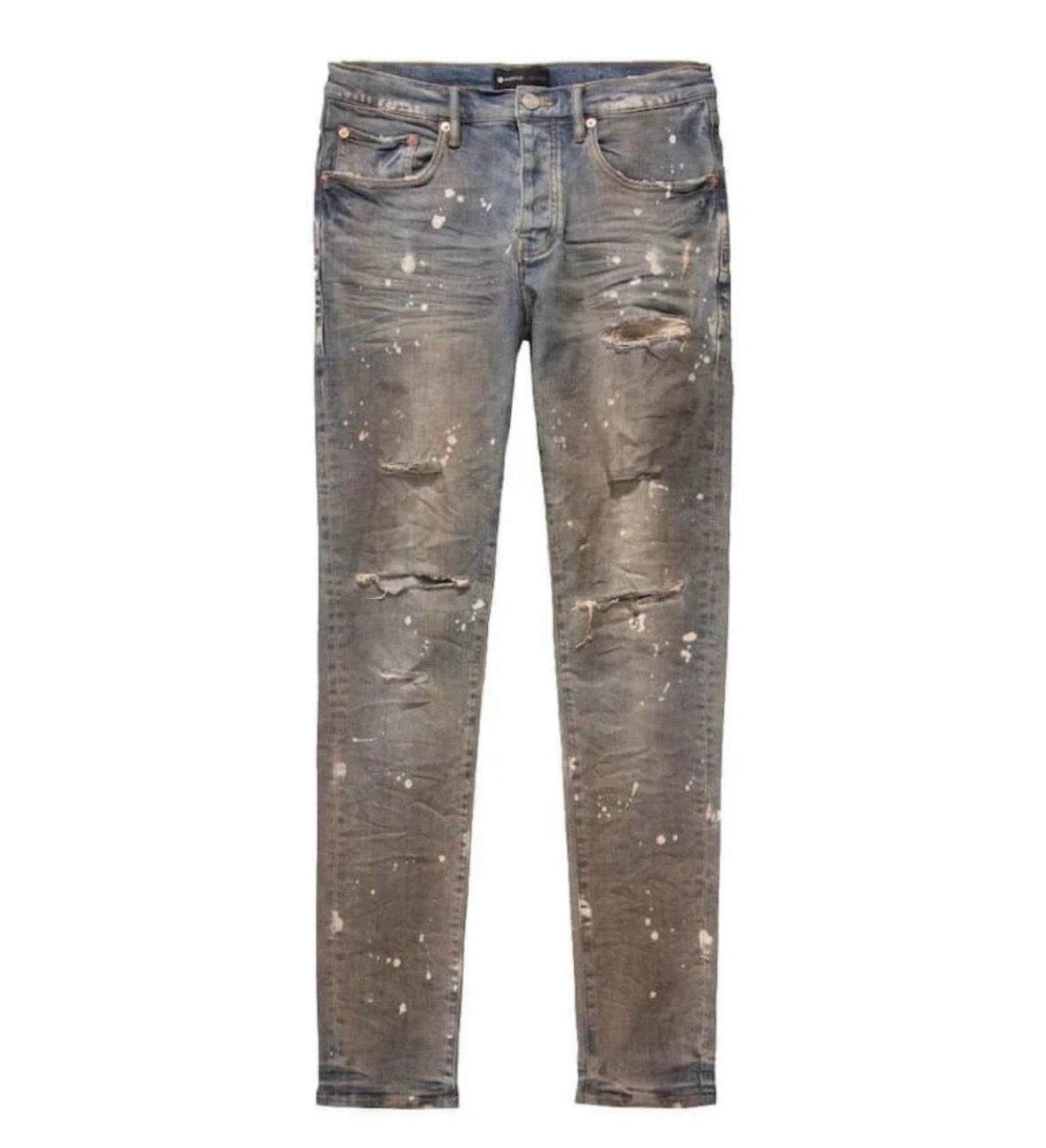 Bleached Purple Jeans