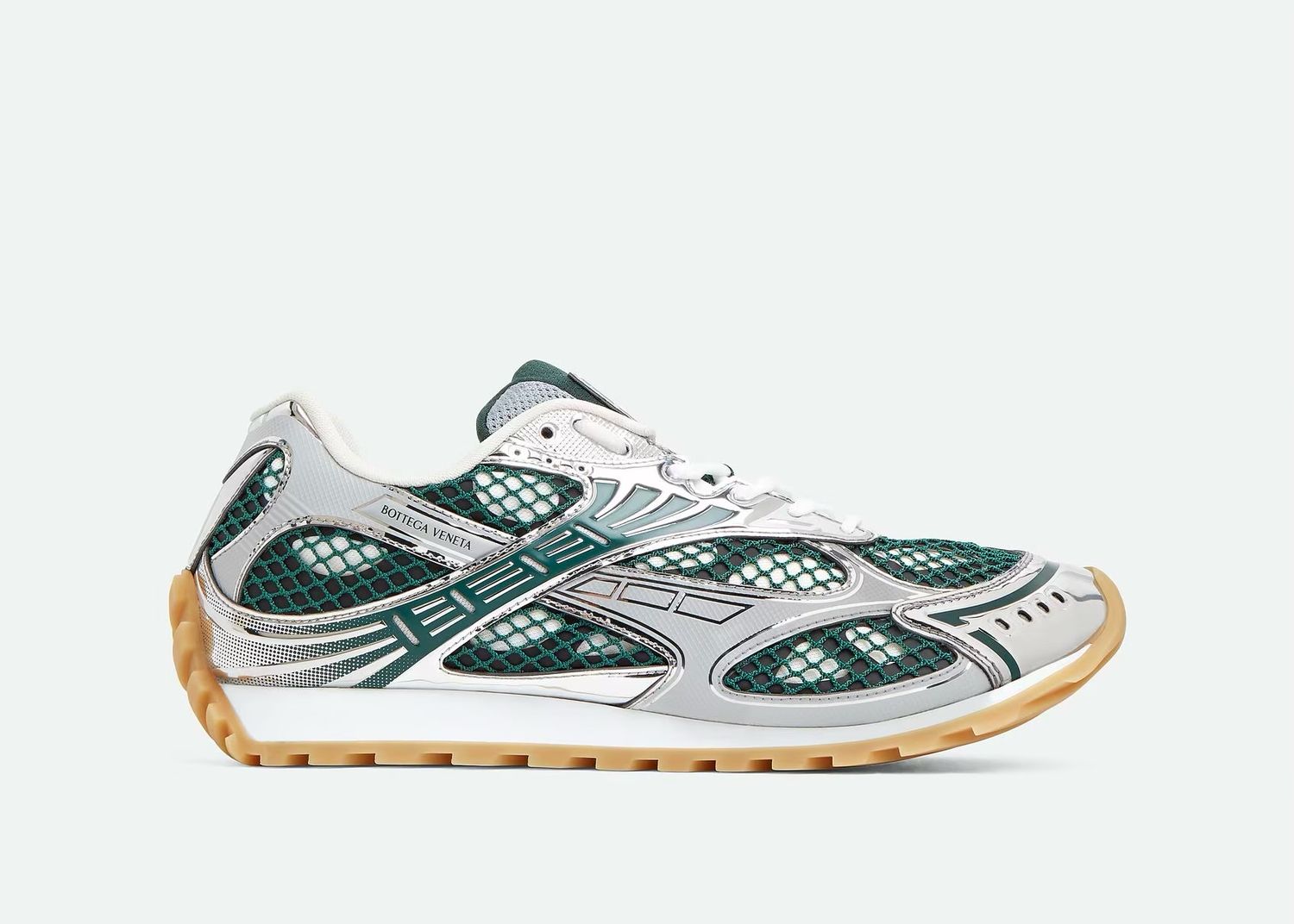 Teal Bottega Sneaker
