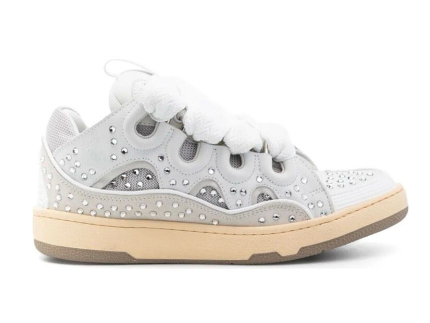 Rhinestone Curb Sneakers