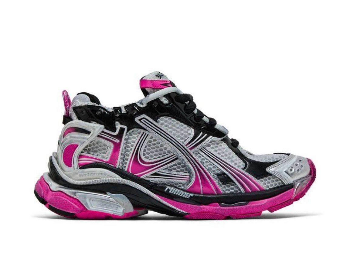 Pink/Black Runners