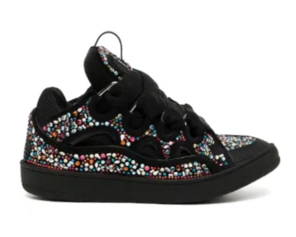 Bedazzled Curb Sneakers