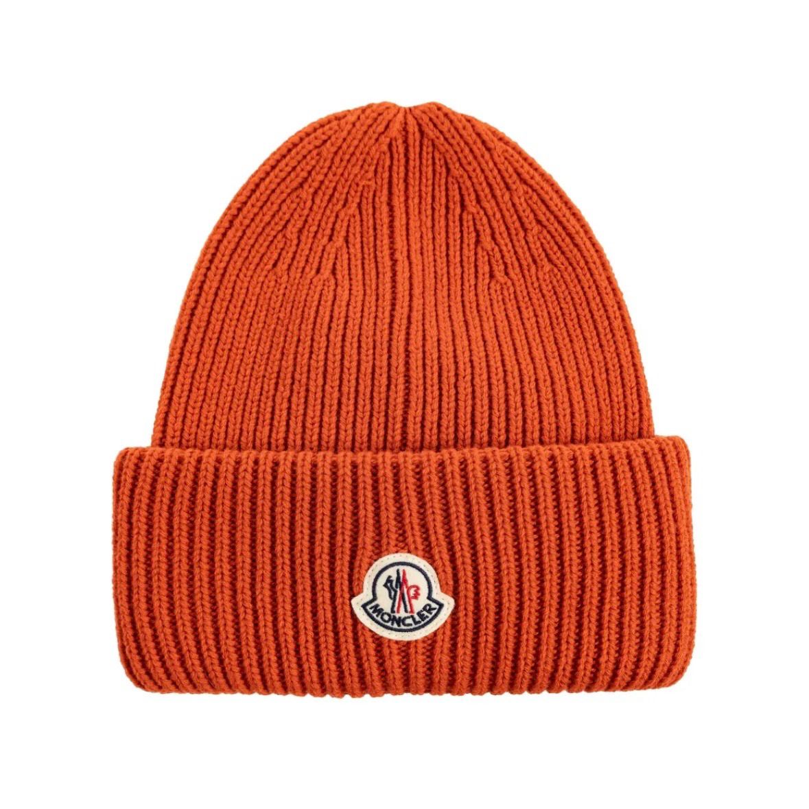 Orange Moncler Beanie