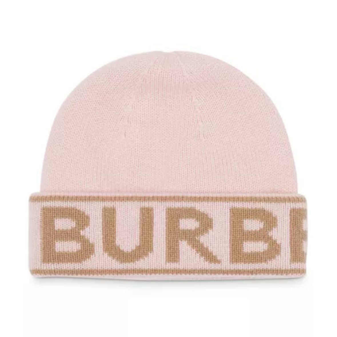 Pink Burberry Beanie