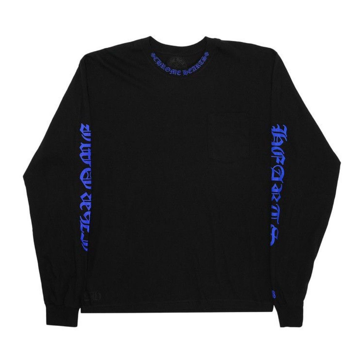 Blue Crew Logo Chrome LS