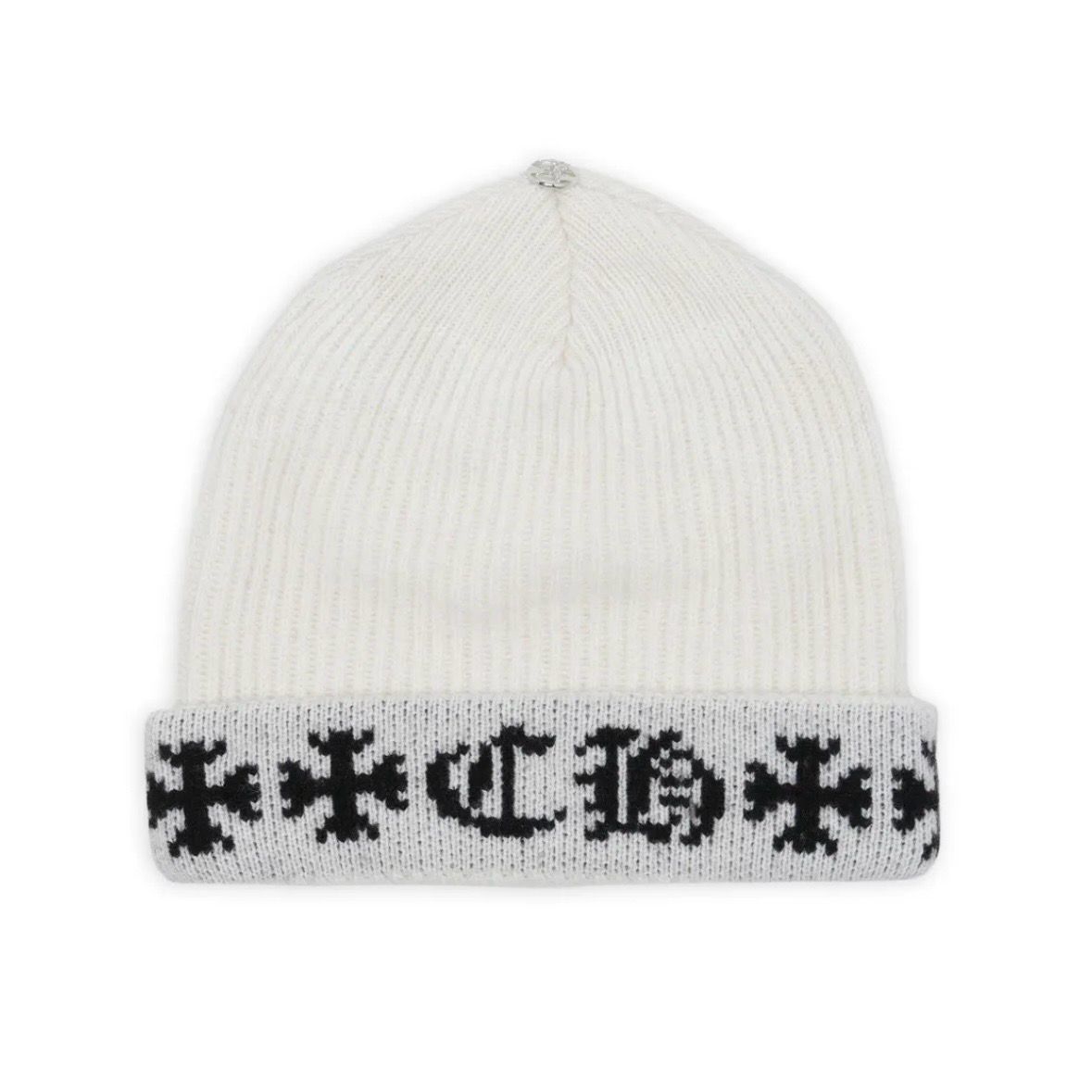 White Chrome Beanie