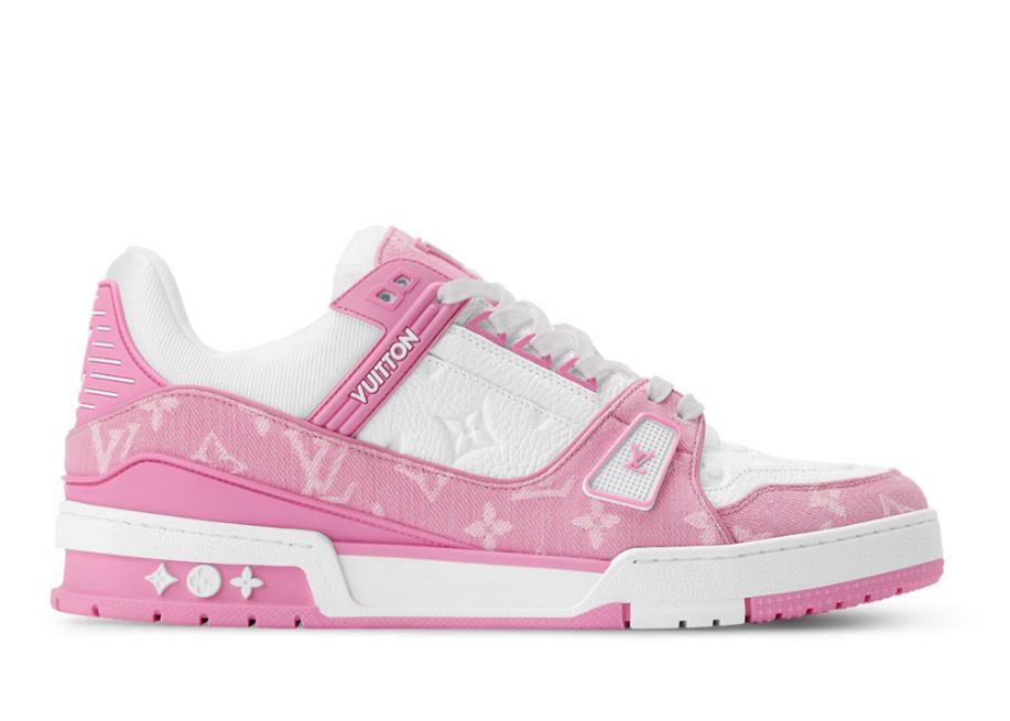 Pink Mono LV Trainers