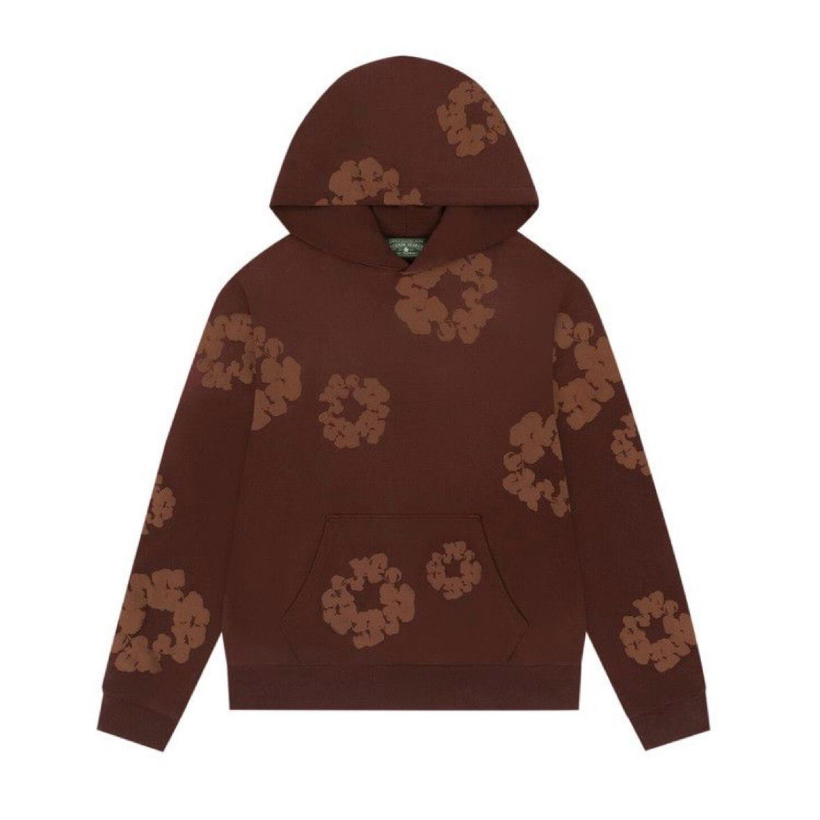Brown Denim Hoodie