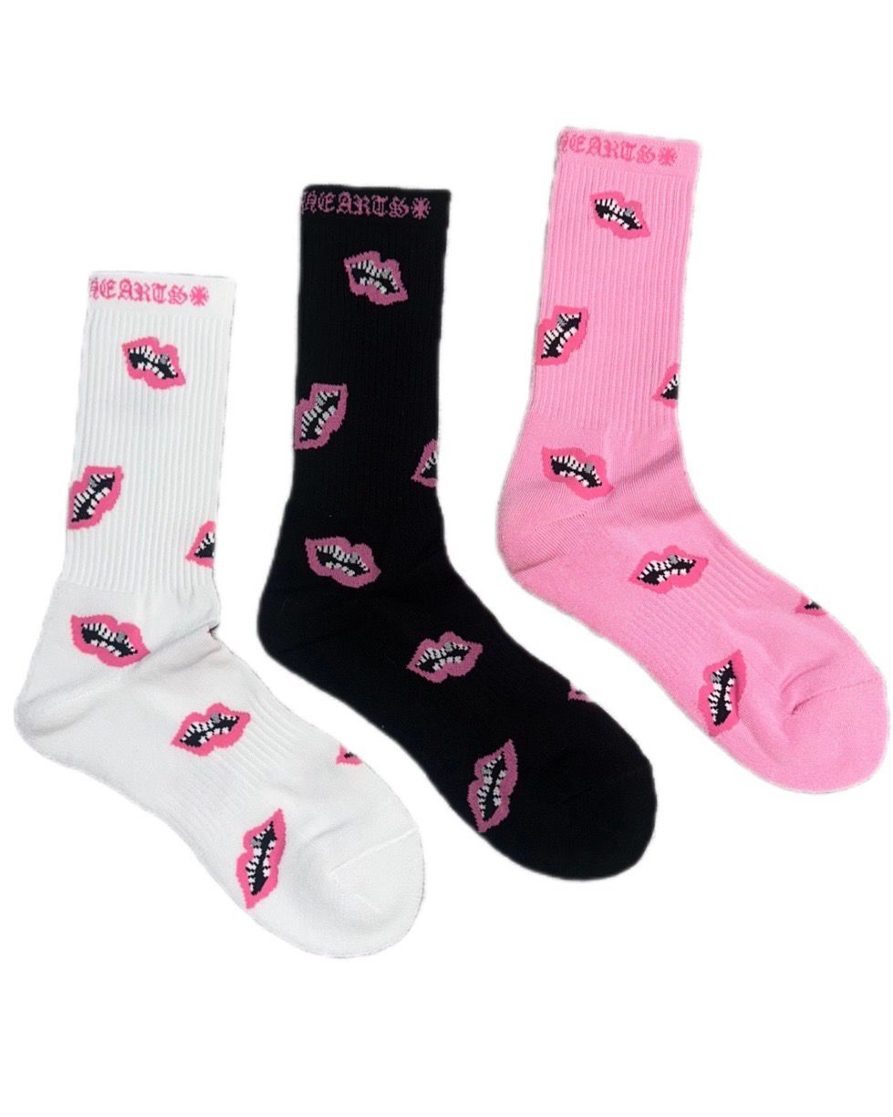 Pink Chrome Socks